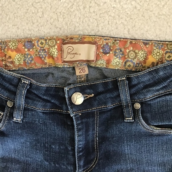 Paige Jean Roxie Capri size 26 blue jeans - Picture 5 of 6